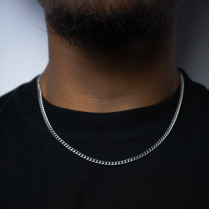 men jewellery cuban chain silver