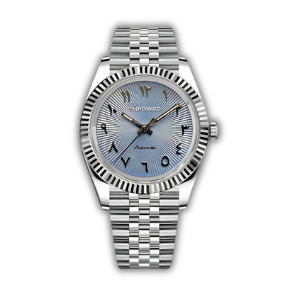 SeikoMod DateJust Arabic Light Blue