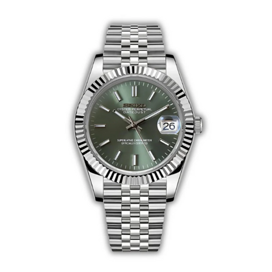 SeikoMod DateJust Olive Green