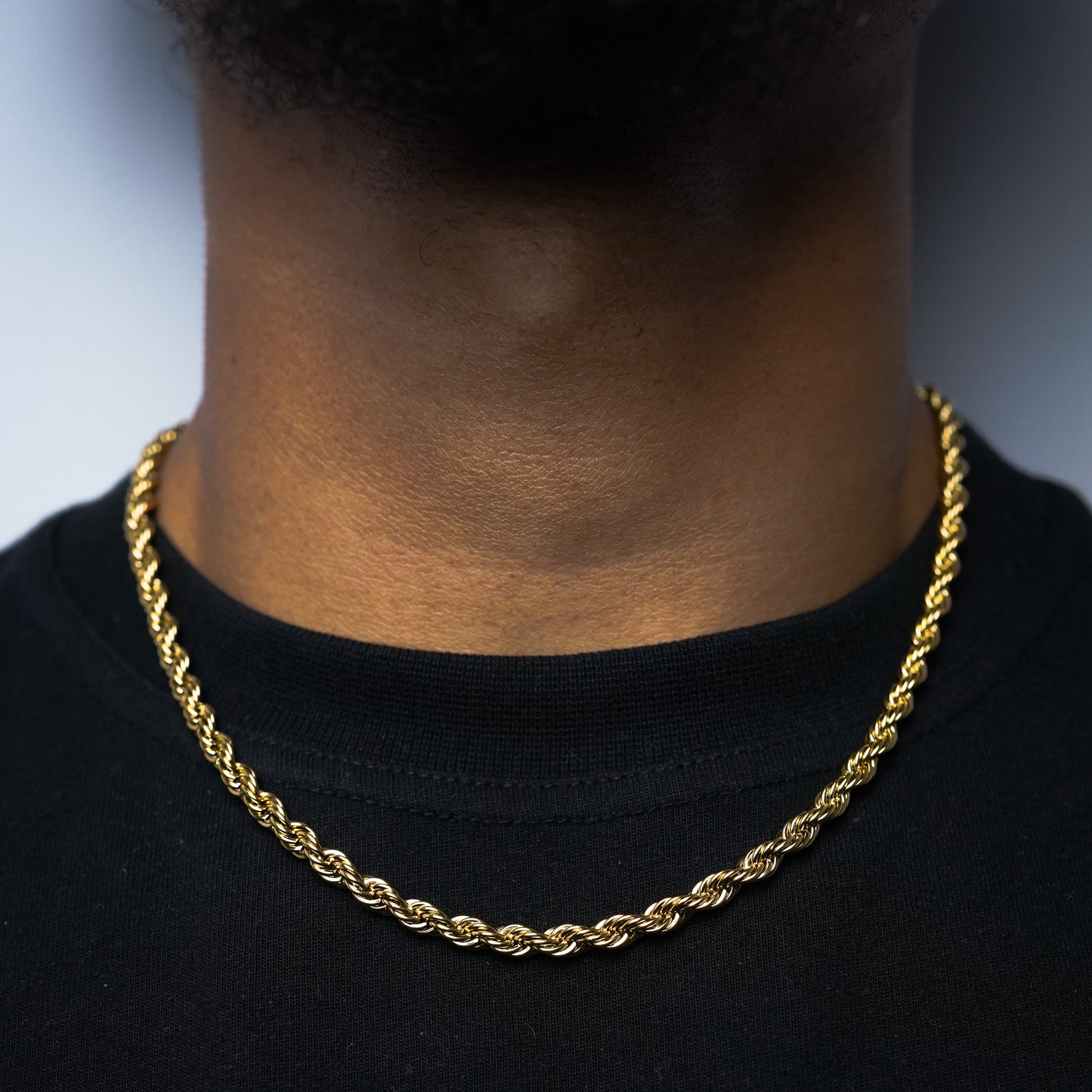 men jewellery rope chain gold